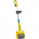 MultiBrush li-on Système de Nettoyage de terrasse à Batterie, Jaune/Bleu (Sans batterie)