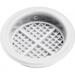 Rosace de ventilation KF blanche pour entrée Ř 55 mm