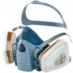 Set masque de protection 50733. A2/P3. Taille M 3M
