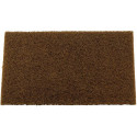 Éponge à poncer robuste abrasive rouge pour nettoyage, satinage et finitions - 1 x 20 pads de 158mm x 224mm