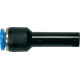 Connecteur enfichable droit Ř8 Bouchon mamelon 12mm RIEGLER