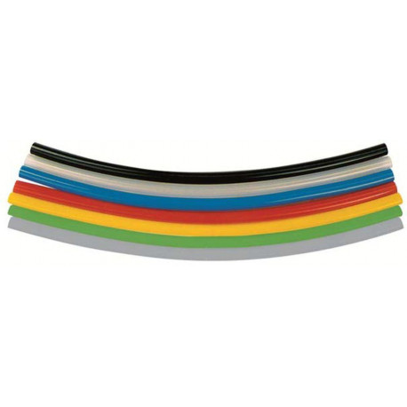 Tuyau Polyuréthane PUR Tuyau 12x9mm / noir (Par 25)