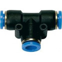 Connecteur enfichable en T-Ř 2x8mm/ 1x10mm RIEGLER