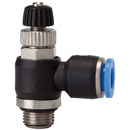 Robinet d'arręt raccord pneumatique Serie Abluftdros.G1/4 Tuyau Ř 8 RIEGLER