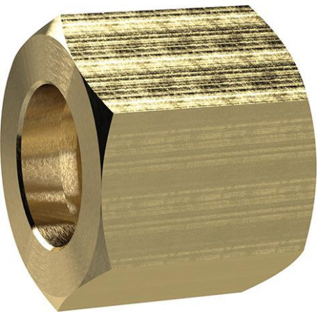 Raccord laiton 6-coté G3/8 pour LW 4/6/9mm RIEGLER