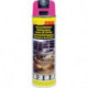 Spray Traceur de chantier rose fluo 500ml