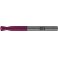 Foret à pointer CN en carbure monobloc, à queue cylindrique, 145°, surface à revêtement TiAIN, Ø h6 : 3 mm, Long. de goujure 12 mm, Long. totale 46 mm