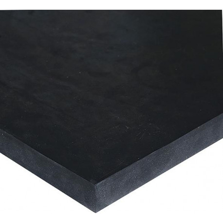 Plaque caoutchouc EPDM noir 8mm - 1000x1000mm