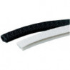 Protection flexible des bords noir avec mousse10-30mm 10x19mm 50m