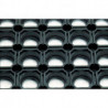 Tapis nid d'abeille SBR/NR Typ 1 noir - 16mm 1000x9330mm