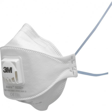 Masque à poussière fine Aura 9322+ Generation 3 FFP2 (Par 10)