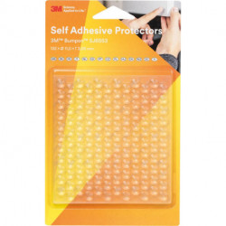Bumpon 132 Unités Tampons élastiques Transp 110 x 305mm (Par 18)