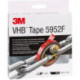 VHB Ruban adhésif double face noir 5952F 12m x 33m 3M (Par 6)