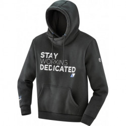 Sweat à capuche Taille L noir/azur