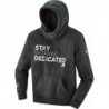 Sweat à capuche Taille L noir/azur