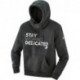 Sweat à capuche Taille 2XL noir/azur