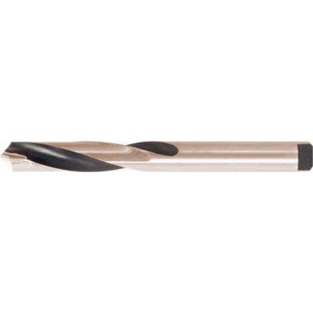 Foret hélicoïdal à queue cylindrique, à plaquette carbure rapportée, Ø h8 : 3,80 mm, Long. totale 56 mm, Long. hélice 25 mm