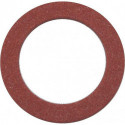 Bague d'étanchéité Fibre vulcanisée rouge 18 x 12 x 1 mm