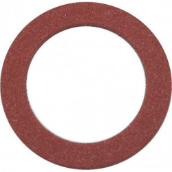 Bague d'étanchéité Fibre vulcanisée rouge 24 x 16 x 1 mm