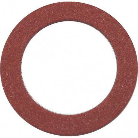 Bague d'étanchéité Fibre vulcanisée rouge 24 x 16 x 1 mm