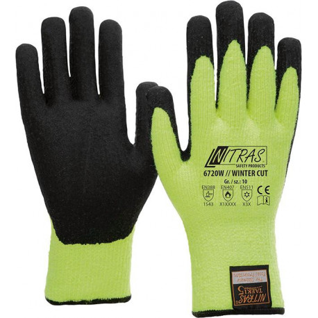 Gant de protection hivers .Latex Taille 8 (Par 10)