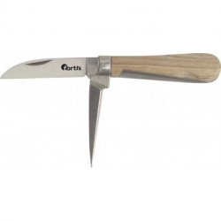 Couteau à câble 160mm poignée bois FORTIS