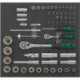 Module d'outils 2/3 clé à cliquet1/4+1/2 FORTIS