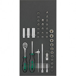 Module d'outils 1/3 clé douille 1/4 FORTIS