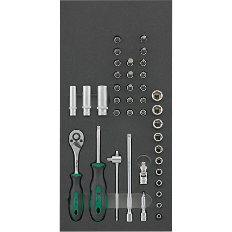 Module d'outils 1/3 clé douille 1/4 FORTIS