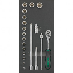 Module d'outils 1/3 clé douille 3/8 FORTIS