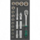 Module d'outils 1/3 clé douille 1/2 FORTIS
