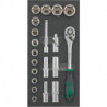 Module d'outils 1/3 clé douille 1/2 FORTIS