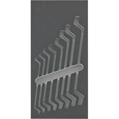 Module d'outils 1/3 vide Clé polygonale double FORTIS