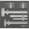 Module d'outils 2/3 vide pour marteau et burins FORTIS