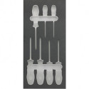 Module d'outils 1/3 vide pour tournevis Torx FORTIS