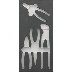 Module d'outils 1/3 vide pour pince FORTIS