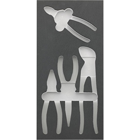Module d'outils 1/3 vide pour pince FORTIS