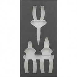 Module d'outils 1/3 vide pour pince VDE FORTIS