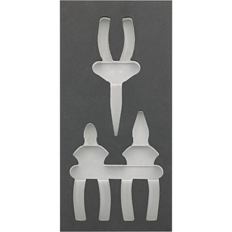Module d'outils 1/3 vide pour pince VDE FORTIS