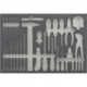 Module d'outils 3/3 vide pour outillage à main FORTIS