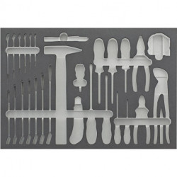 Module d'outils 3/3 vide pour outillage à main FORTIS