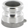 Raccord Kamlok mâle Typ A DN65. IG 2.1/2". Alu