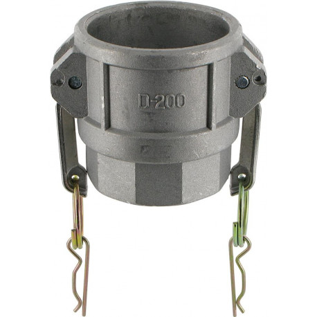 Raccord Kamlok Typ D DN80. IG 3". Alu