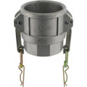 Raccord Kamlok Typ D DN125. IG 5". Alu