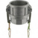 Raccord Kamlok Typ D DN200. IG 8". Alu