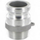 Raccord Kamlok mâle Typ F DN15. AG 1/2". Alu