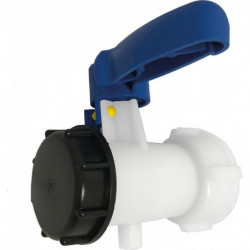 Raccord de bidon IBC Robinet avec bouchon. PP.IBC AG 2" (S60x6)