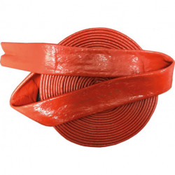 Tuyau d'incendie Silicone/Fiberglas. rouge. 8 x 10.60mm