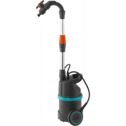 Pompe de pluie 4000/1 Argenté/noir/turquoise/orange