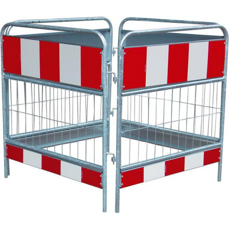 Grille de protection de trou égout 1,60 x 1,60 m